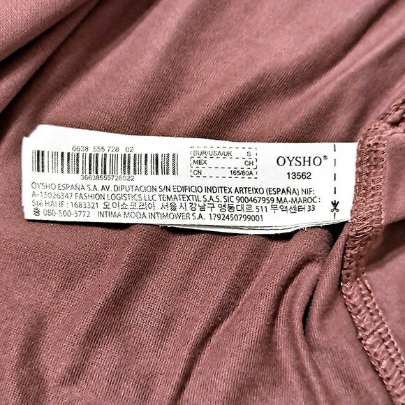 OYSHO Light Maroon T-Shirt - Size Small - Picture 5 of 5